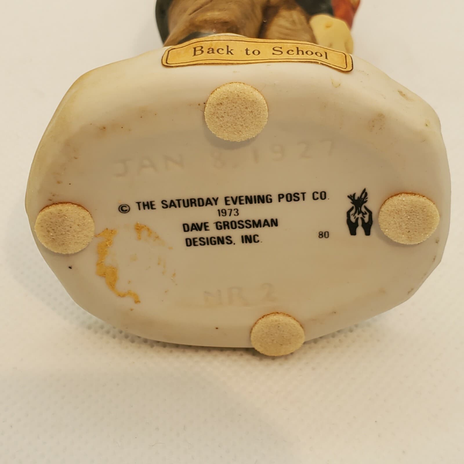 Vintage Norman Rockwell 1973 Saturday Evening Post Figurine by Dave Grossman - Thumbnail 7