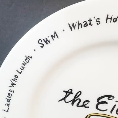 Pottery Barn Decade Salad Dessert Appetizer Plate The Eighties 8.25 inch - Thumbnail 3