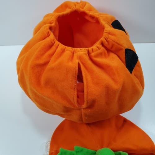 Build A Bear Halloween Pumpkin Jack O Lantern Plush Costume Clothing Outfit - Thumbnail 3