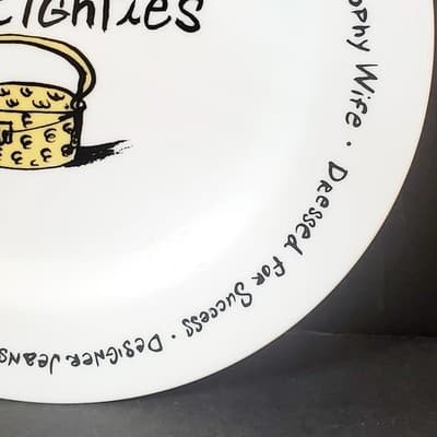 Pottery Barn Decade Salad Dessert Appetizer Plate The Eighties 8.25 inch - Thumbnail 5