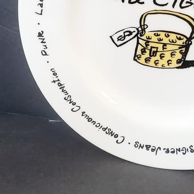 Pottery Barn Decade Salad Dessert Appetizer Plate The Eighties 8.25 inch - Thumbnail 6