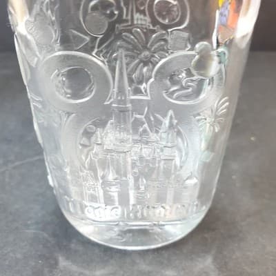 McDonalds 2000 Walt Disney World Celebration Glass Magic Kingdom Mickey Mouse - Thumbnail 5