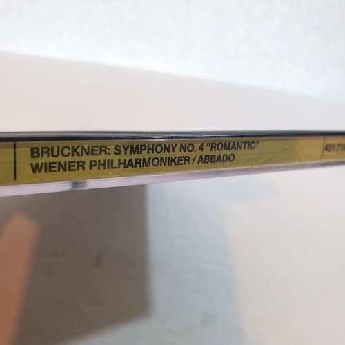 Anton Bruckner Symphonie 4 Romantiche Claudio Abbado CD NEW SEALED - Thumbnail 4