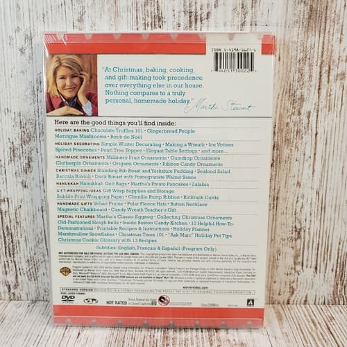 The Martha Stewart Holiday Collection Homemade Holidays New Factory Sealed 2005 - Thumbnail 2