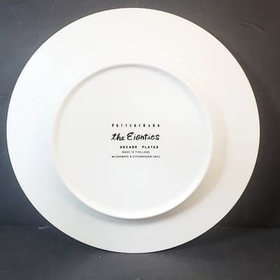 Pottery Barn Decade Salad Dessert Appetizer Plate The Eighties 8.25 inch - Thumbnail 7