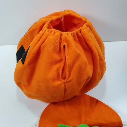 Build A Bear Halloween Pumpkin Jack O Lantern Plush Costume Clothing Outfit - Thumbnail 5