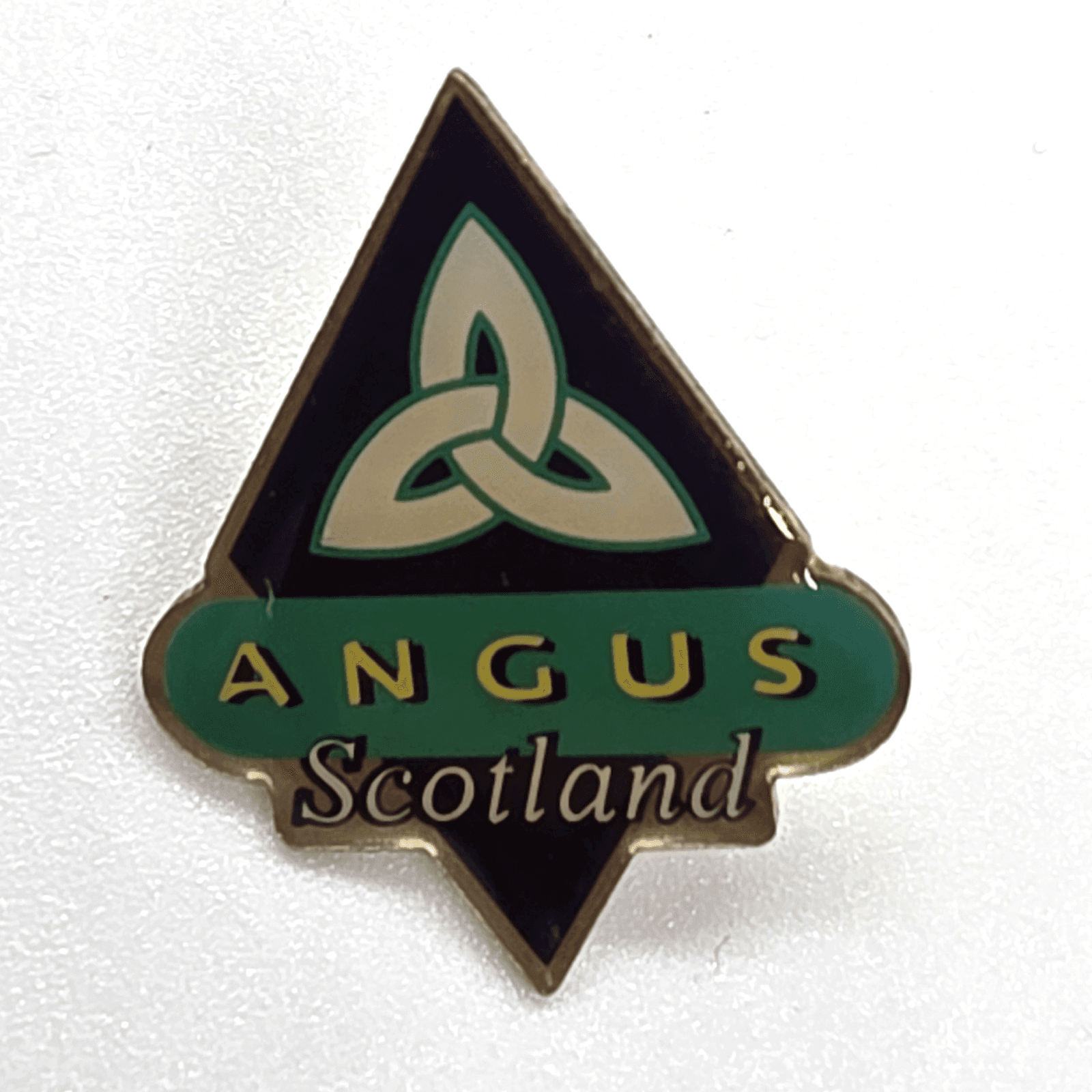 Vtg Angus Scotland Crest Souvenir Travel Collectible Scottish Tack Lapel Pin