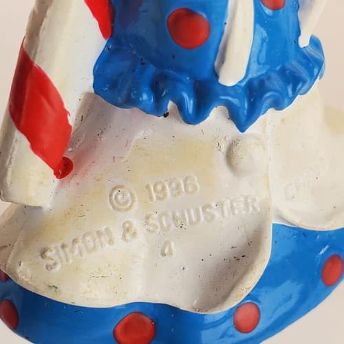Vintage 1996 Simon & Schuster Rubber Resin Raggedy Anne Christmas Ornament - Thumbnail 4
