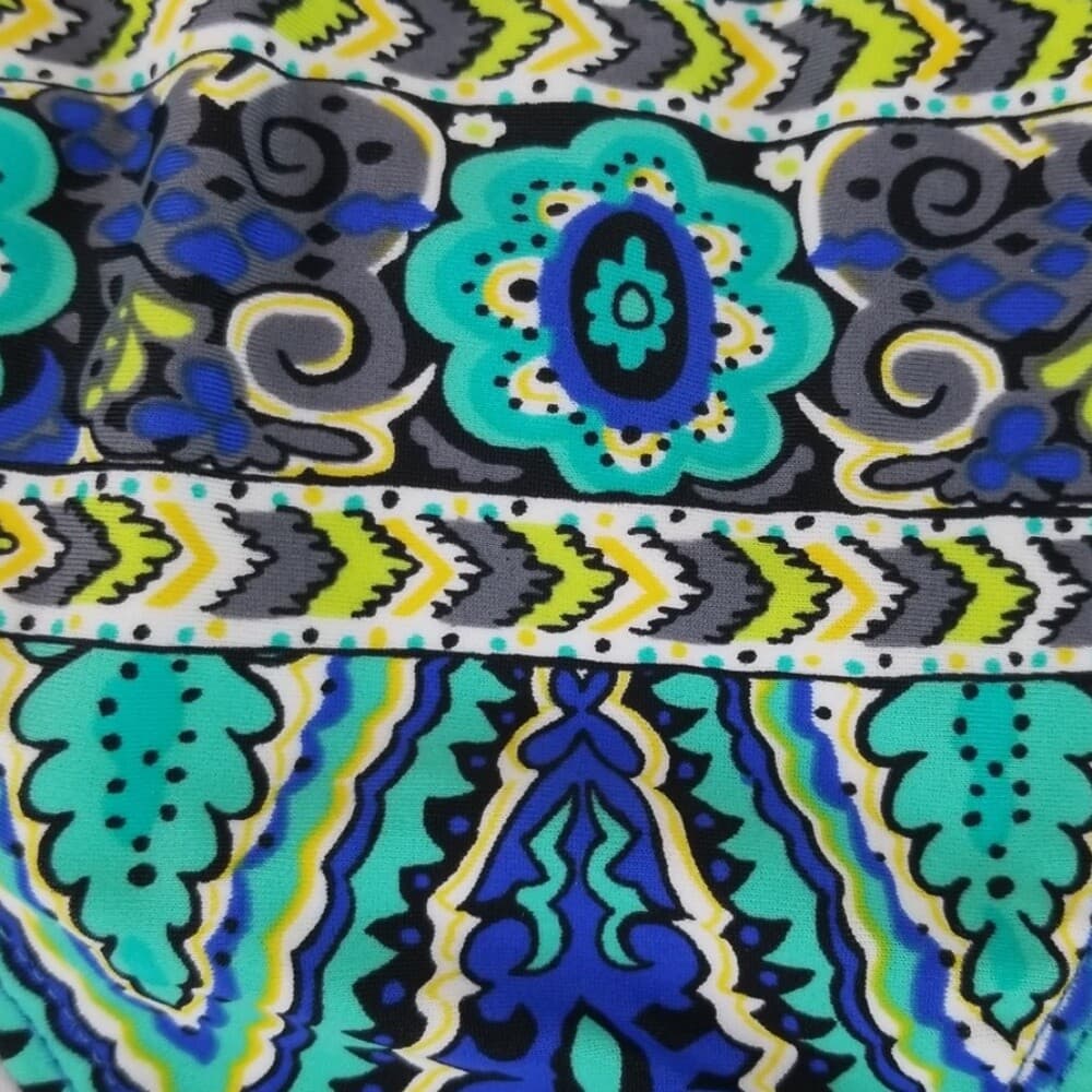 Raisins Sweet Pea Size XL Print Women's Swim Bikini Bottom Tie Sides Tassle NEW - Thumbnail 2
