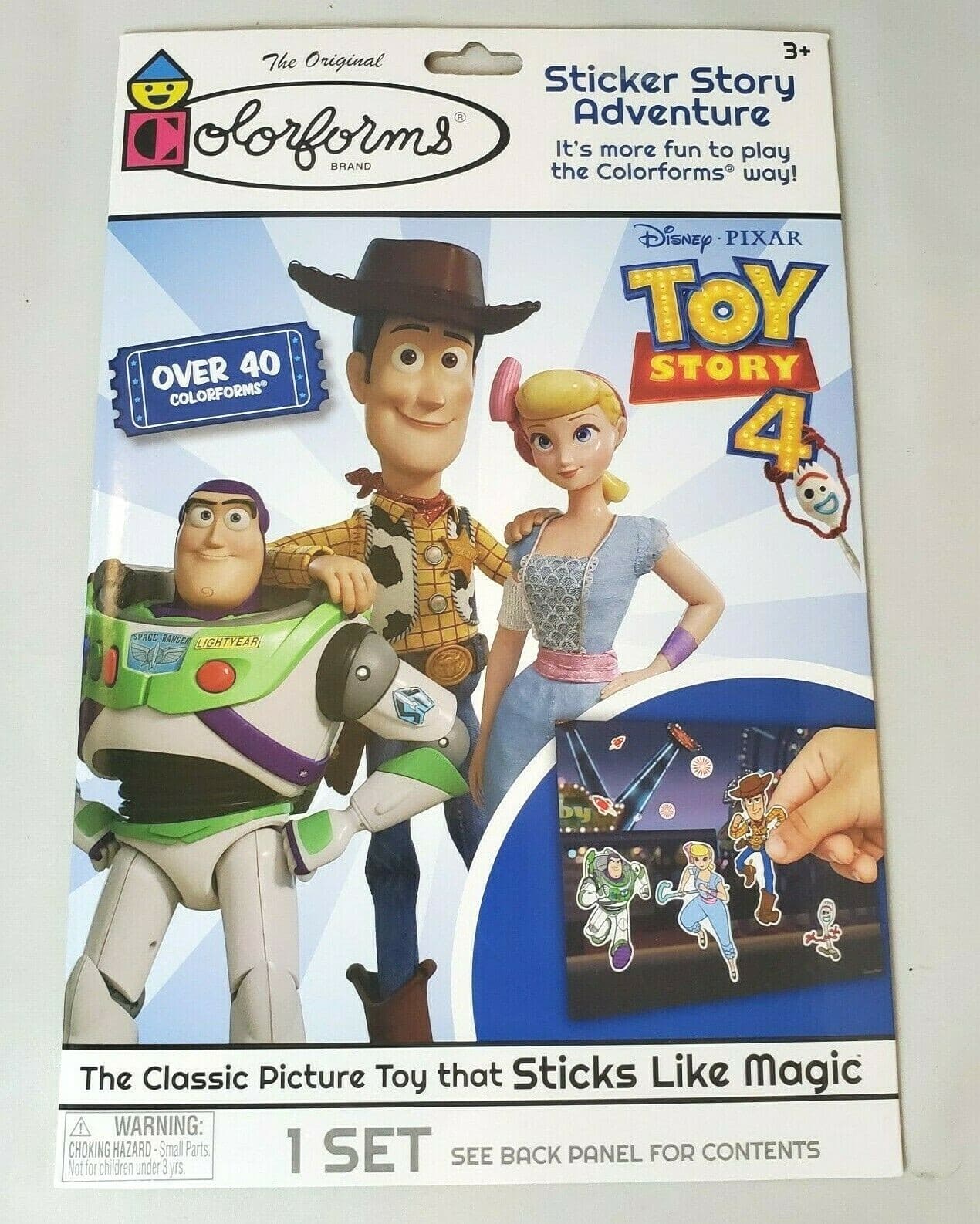 Disney Pixar Toy Story 4 Colorforms Picture Sticker Story Adventure Toy Activity