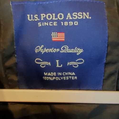 US Polo Assn. Women Black Quilted Vest Size L Polyester Zipper Closure Pockets - Thumbnail 5