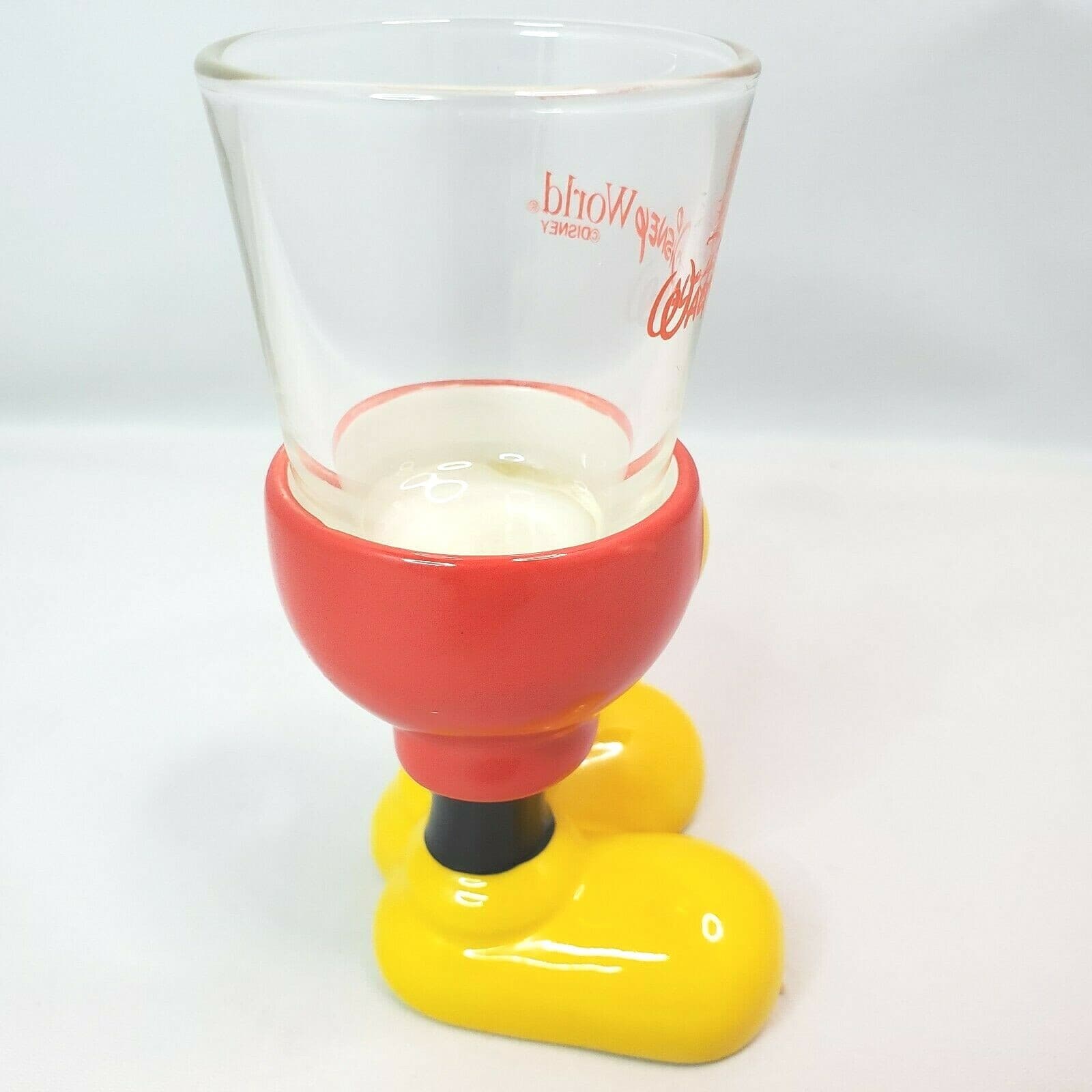 Vintage Disney World Disney Land Mickey Mouse Body Shot Glass Man Cave Bar - Thumbnail 5