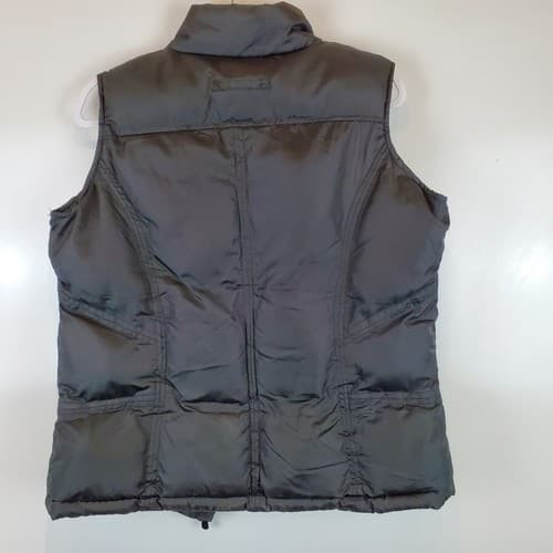 US Polo Assn. Women Black Quilted Vest Size L Polyester Zipper Closure Pockets - Thumbnail 8