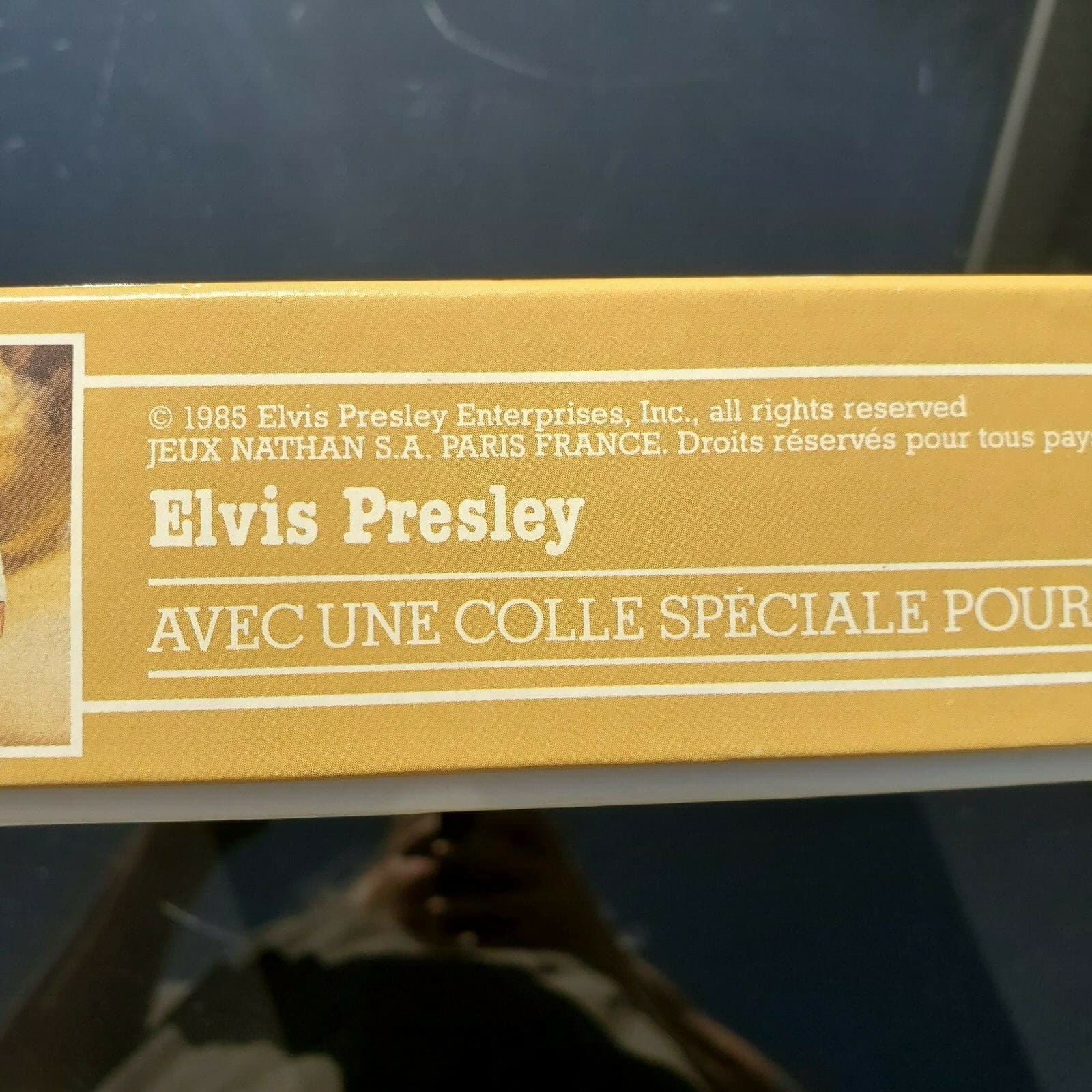 Vtg 1985 Elvis Presley 1000 Piece Jigsaw Puzzle by Nathan Numbered Certificate - Thumbnail 9