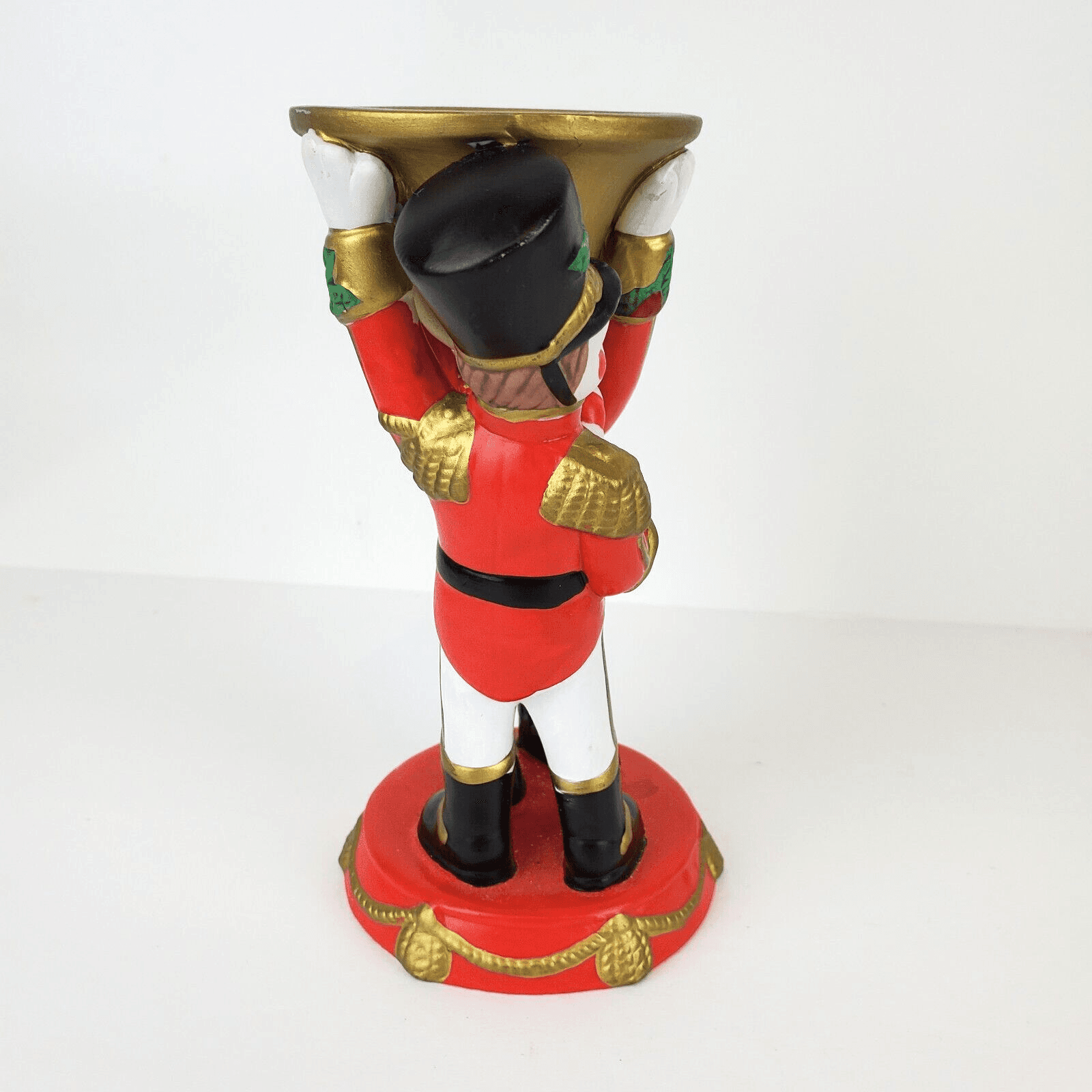 Partylite Christmas Holiday Soldiers Taper Candle Holder Toy Soldier 6.25" Tall - Thumbnail 6