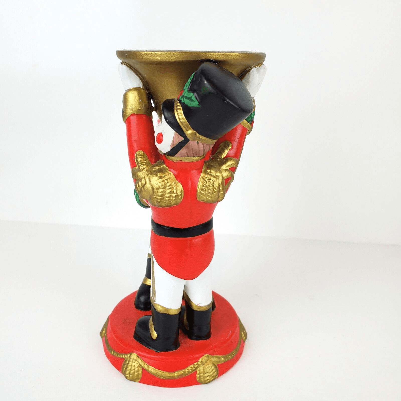 Partylite Christmas Holiday Soldiers Taper Candle Holder Toy Soldier 6.25" Tall - Thumbnail 4