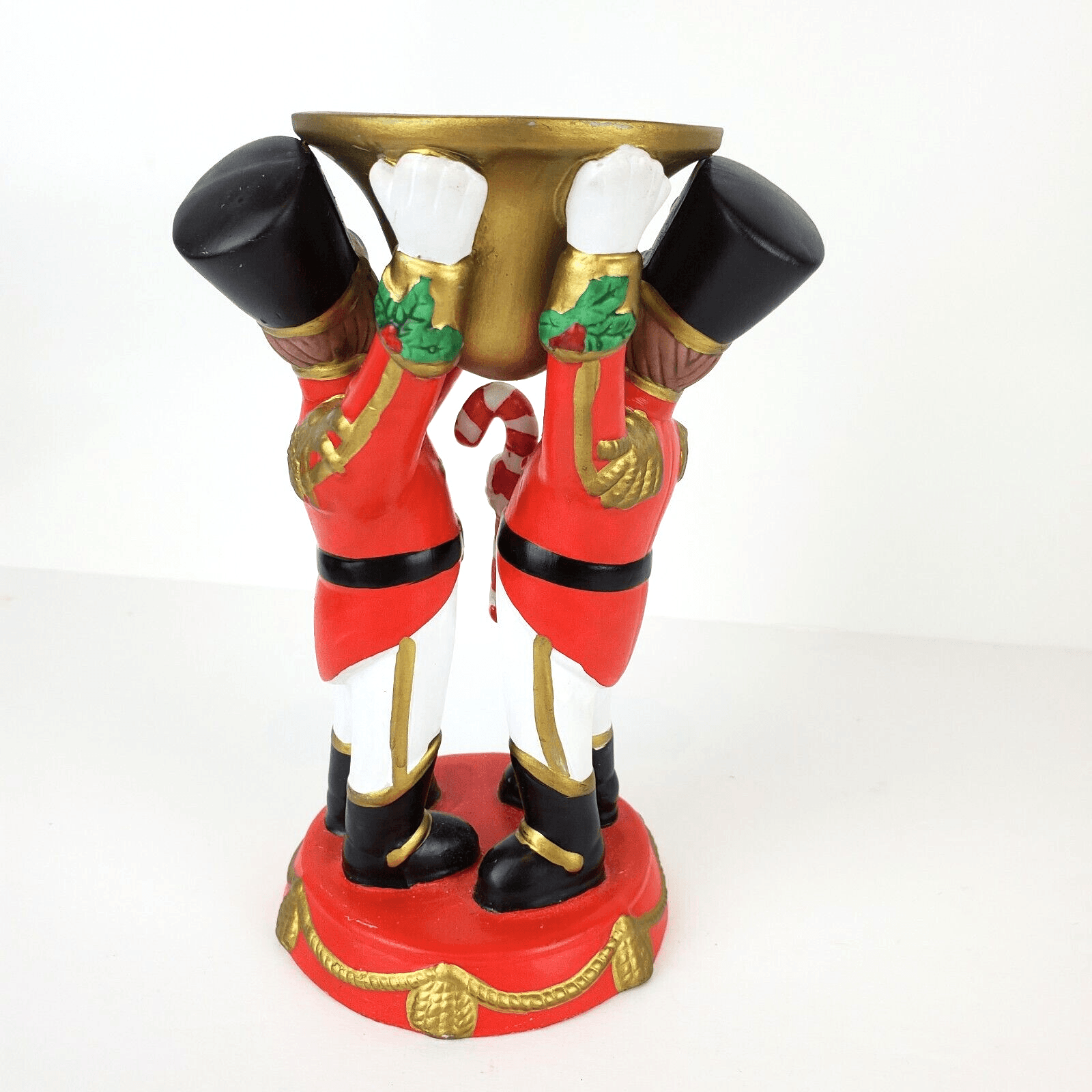 Partylite Christmas Holiday Soldiers Taper Candle Holder Toy Soldier 6.25" Tall - Thumbnail 5