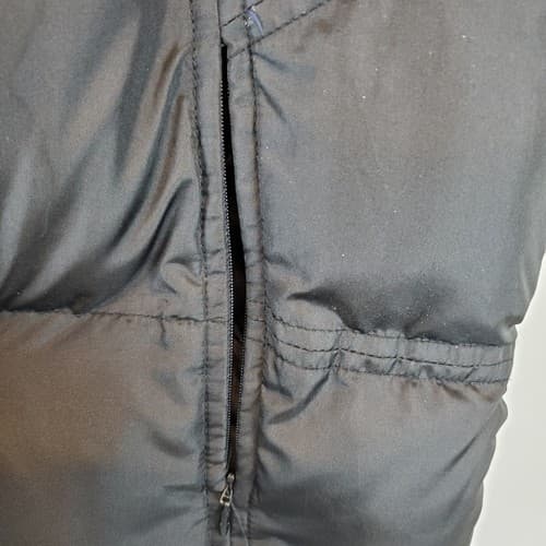 US Polo Assn. Women Black Quilted Vest Size L Polyester Zipper Closure Pockets - Thumbnail 4