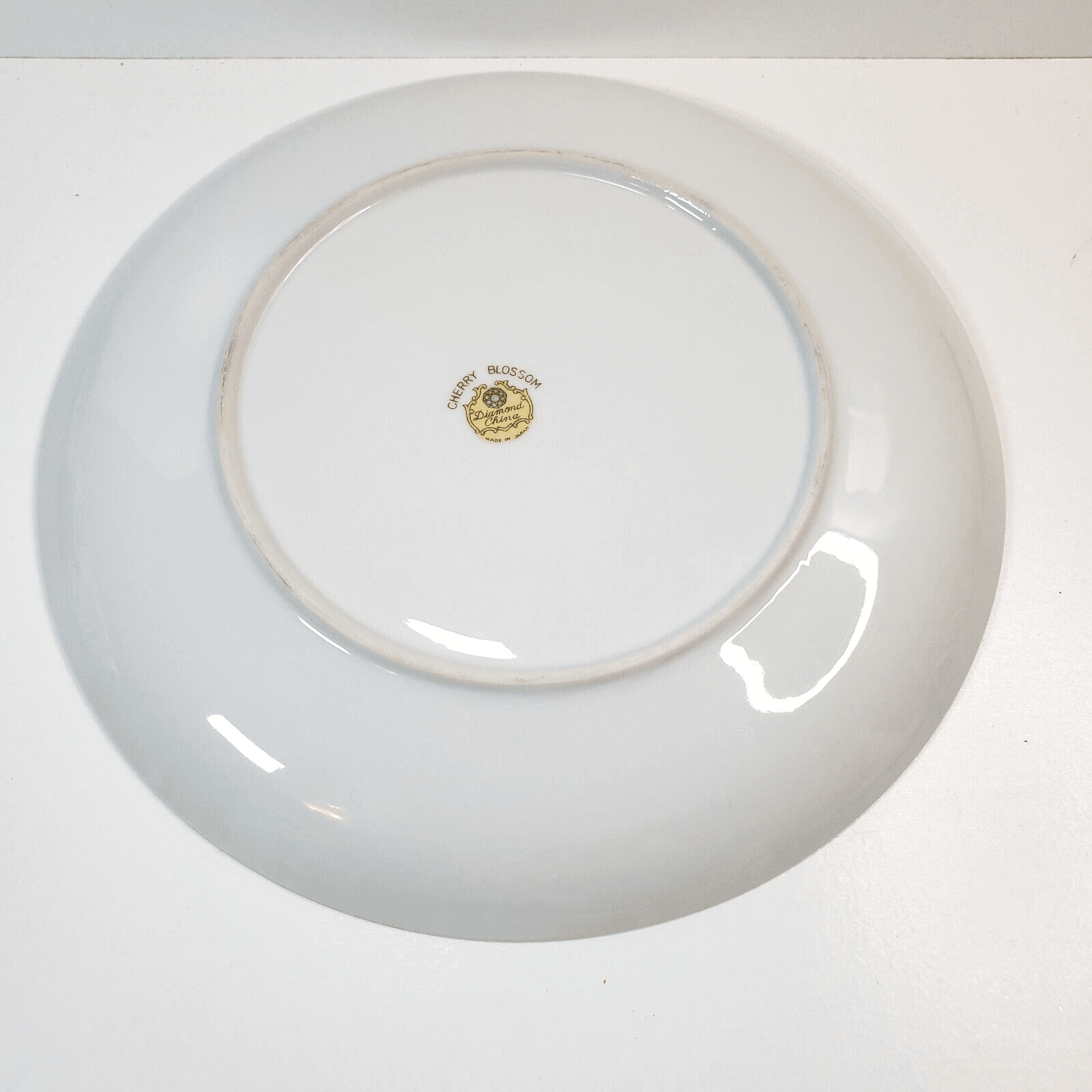 Vintage Diamond China CHERRY BLOSSOM made In Japan Dinner Plate 9" Replacement - Thumbnail 3