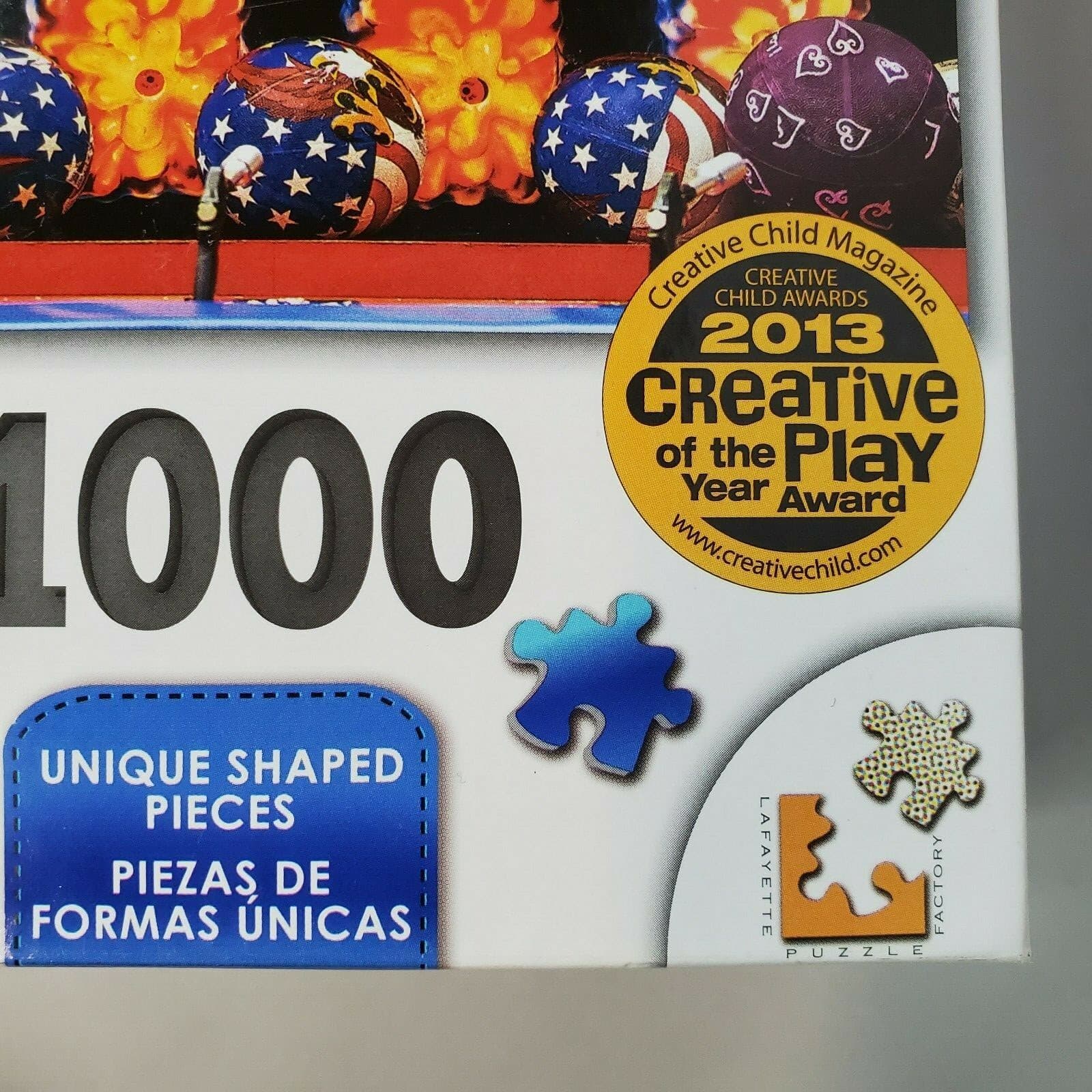Colorluxe Maximum Color 1000 Piece Puzzle Carnival Game 20" x 27" Stuffed Dogs - Thumbnail 2