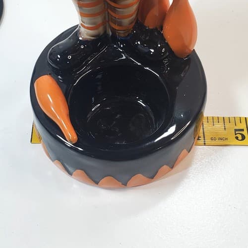 Yankee Candle Boney Bunch Skeleton Skull Juggler Tealight Holder Retired CHIP - Thumbnail 10