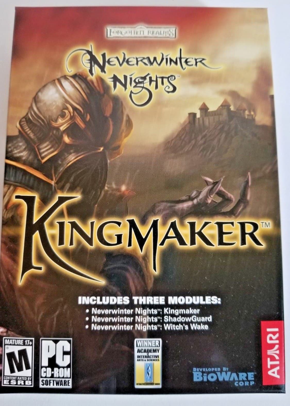 Neverwinter Nights Kingmaker Shadow Guard Witch's Wake Expansions NEW IN BOX! PC