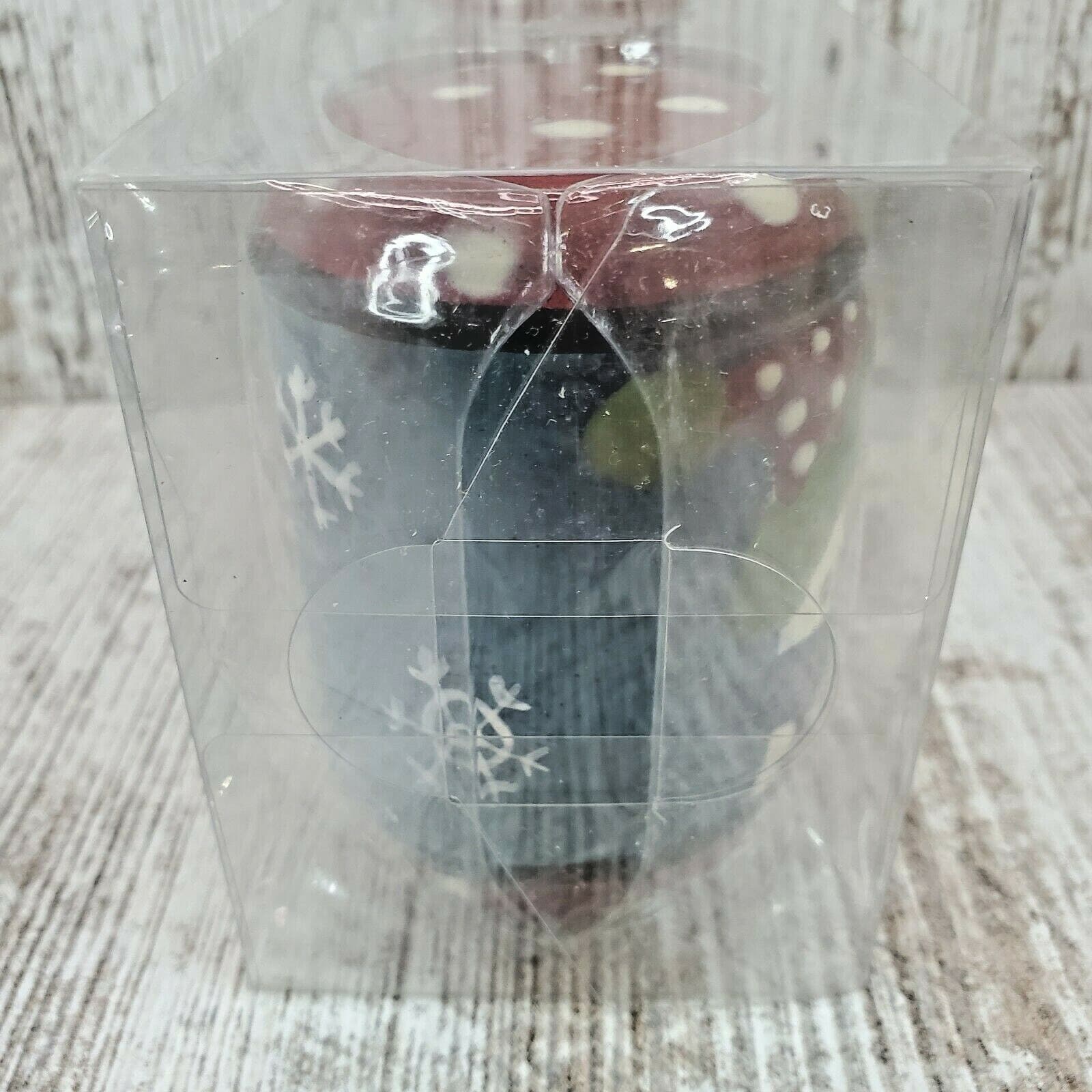 CIB 44T365 Christmas Salt and Pepper Shakers Snowflakes Winter Snowmen 3.25" - Thumbnail 3