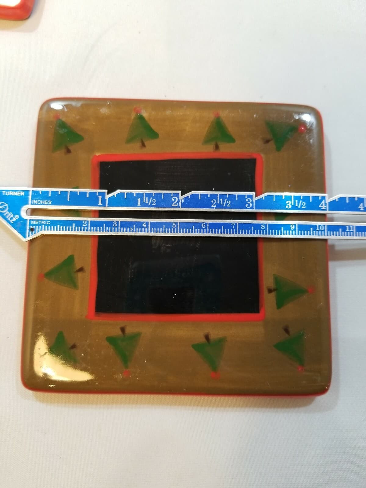 PFALTZGRAFF Camp Jingles Christmas Coasters Set of 4 Trees Holiday Folksy - Thumbnail 5