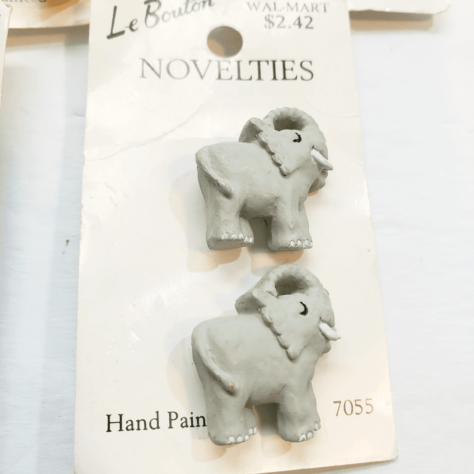 Vtg Le Bouton & Dianna's Plastic Animal Shaped Buttons Lot Of 5 (10 Buttons) - Thumbnail 5
