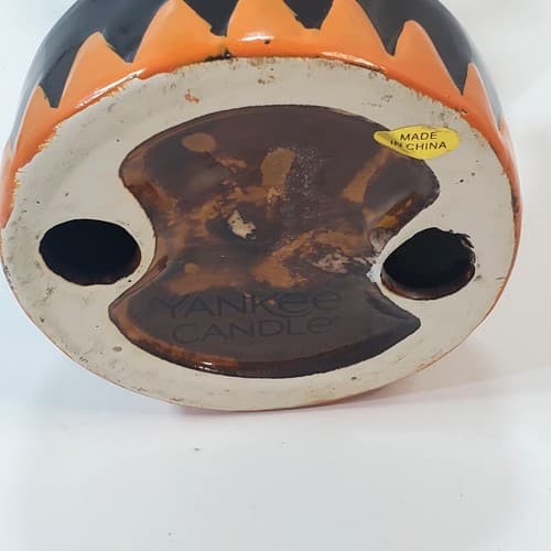 Yankee Candle Boney Bunch Skeleton Skull Juggler Tealight Holder Retired CHIP - Thumbnail 7