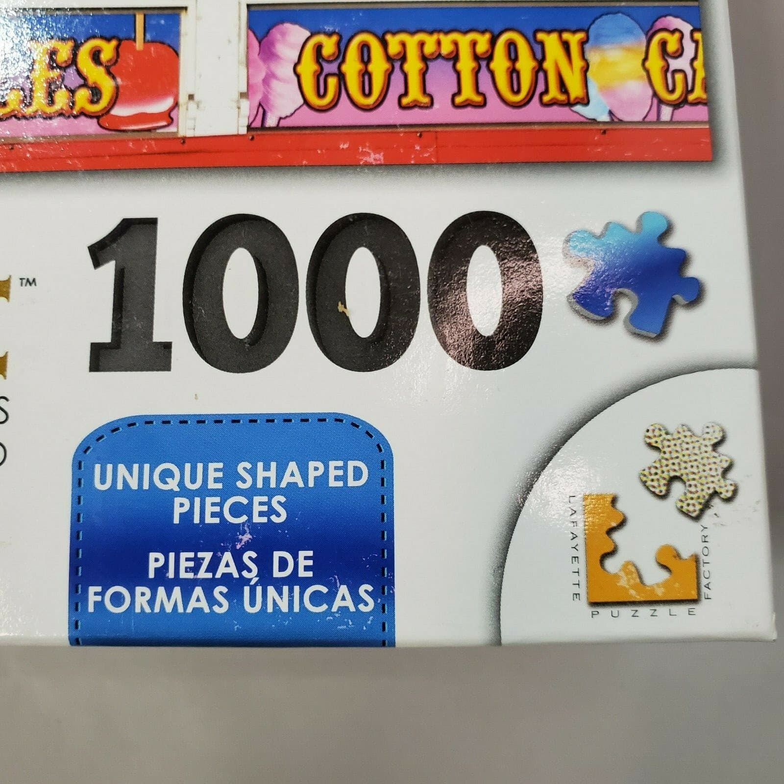 Colorluxe Candy Factory Fairground Concesssion Stand 1000 PC Jigsaw Puzzle New - Thumbnail 2