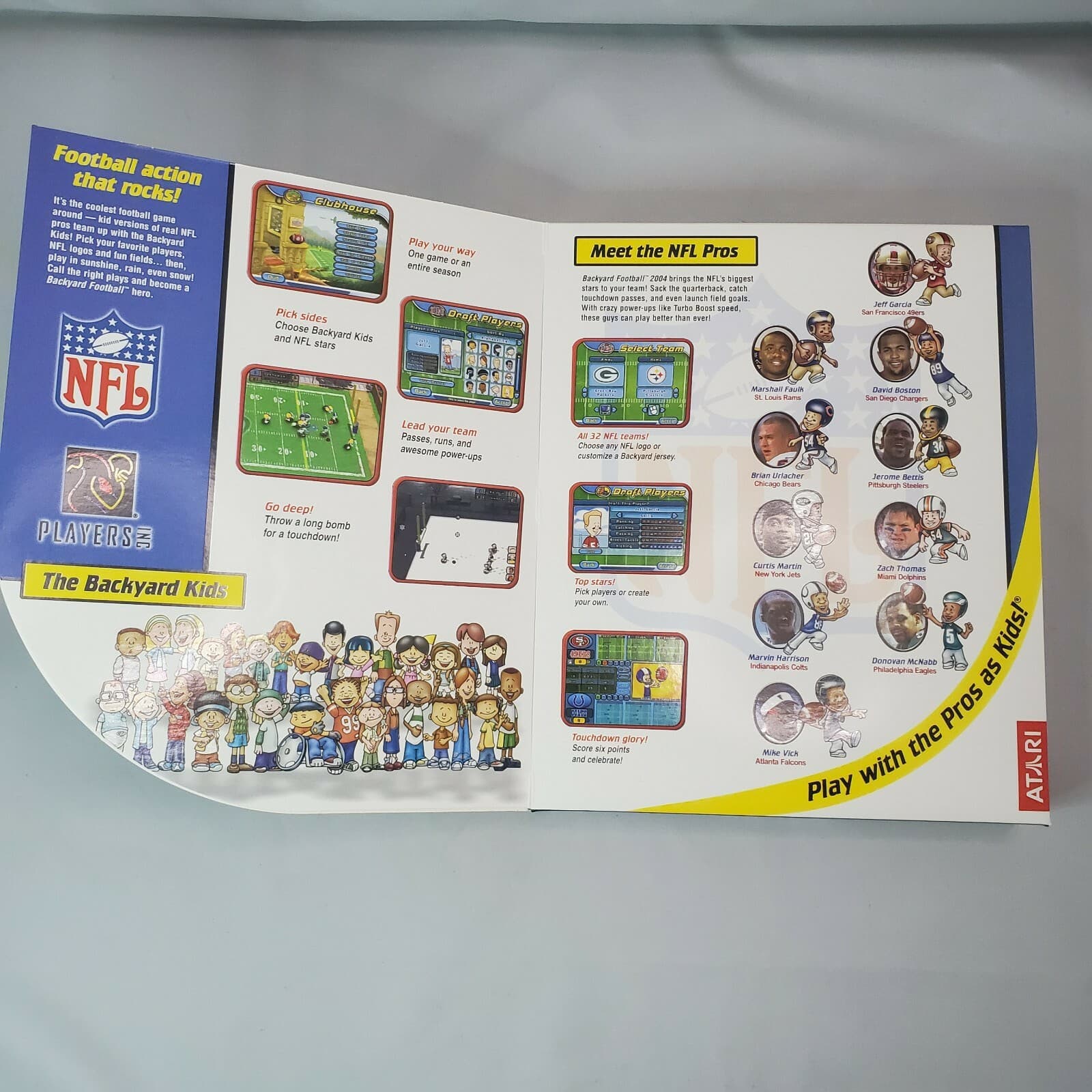 Backyard Football 2004 Big Box PC Game Jeff Garcia Version New Sealed - Thumbnail 3