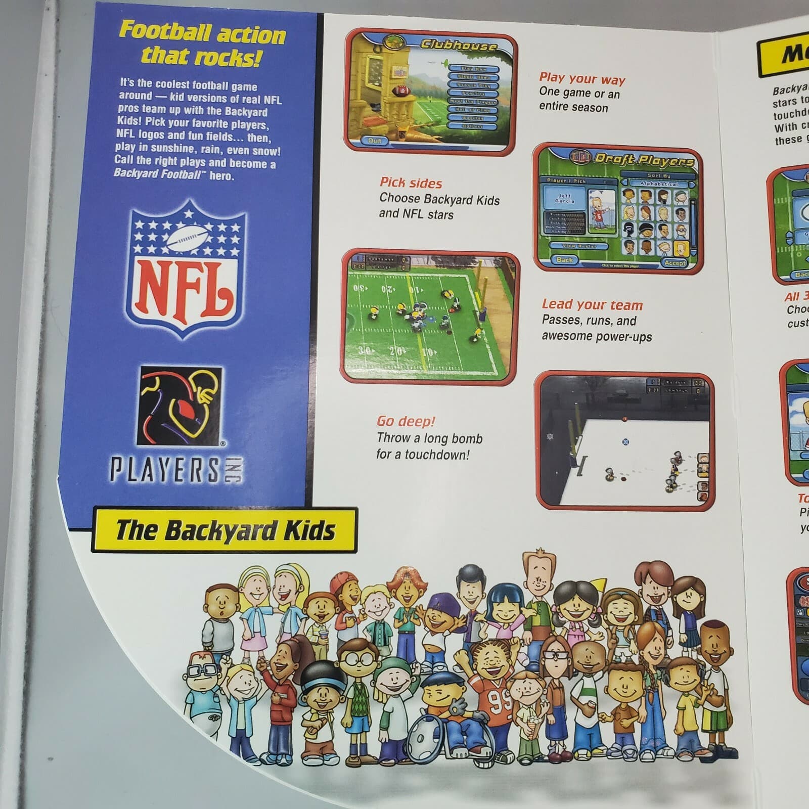Backyard Football 2004 Big Box PC Game Jeff Garcia Version New Sealed - Thumbnail 4