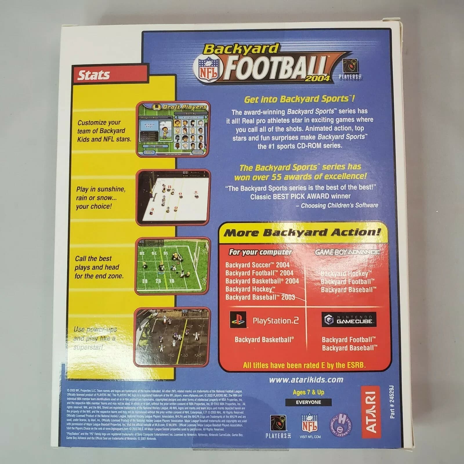 Backyard Football 2004 Big Box PC Game Jeff Garcia Version New Sealed - Thumbnail 6