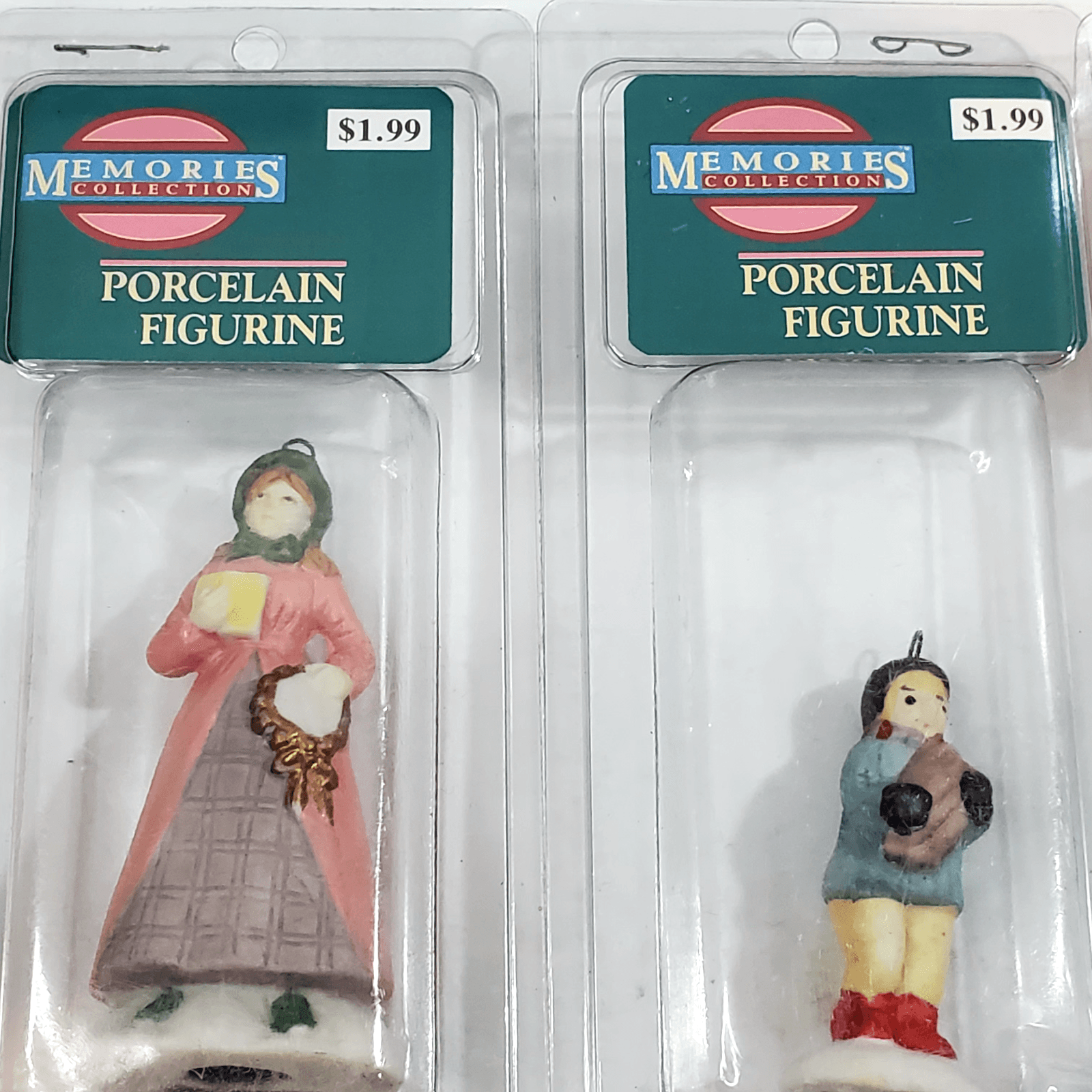 Vtg Venture Memories Collection Tree Ornaments Figurines Lot of 11 Santa People - Thumbnail 2
