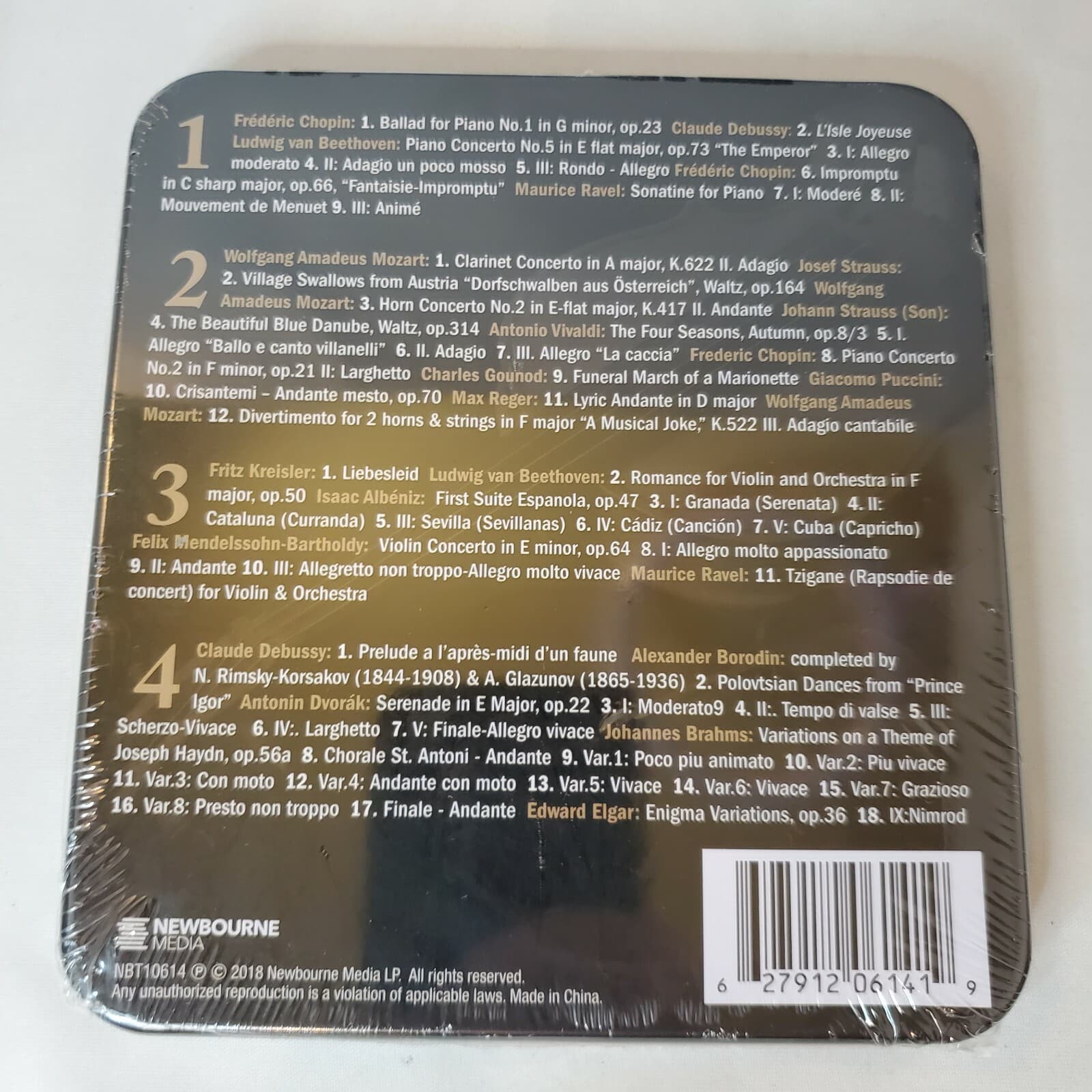 Romantic Classics Various Artists CD in Tin Case Sealed 4 Disc Classical Music - Thumbnail 2