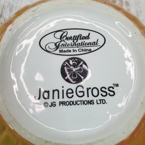 Certified Internationl Garden Party Janie Gross Flower Floral Bowl Candle Holder - Thumbnail 5
