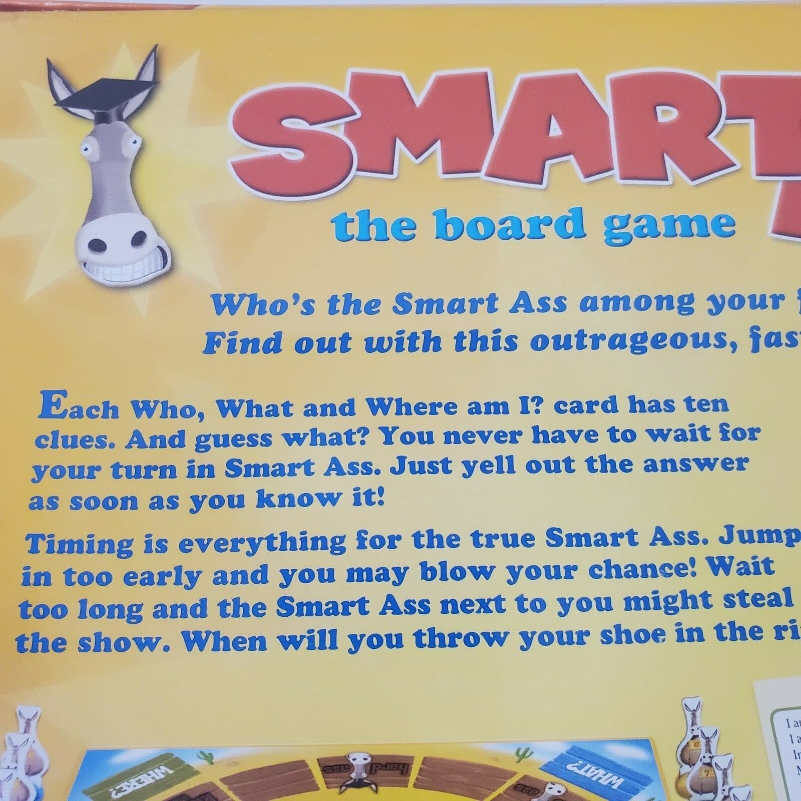 University Games Board Game Smart Ass Family Game Night 2018 Version New Sealed - Thumbnail 7