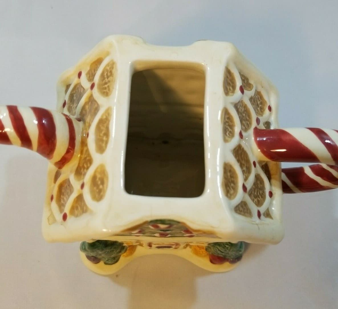 Sakura Debbie Mumm Christmas Teapot Gingerbread House Sweet Candy Canes - Thumbnail 8