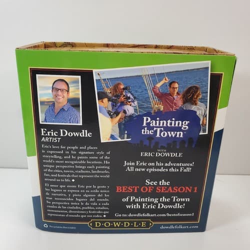 Dowdle Folk Art Puzzle "National Parks" By Eric Dowdle Artist / 500 Pieces NEW - Thumbnail 2
