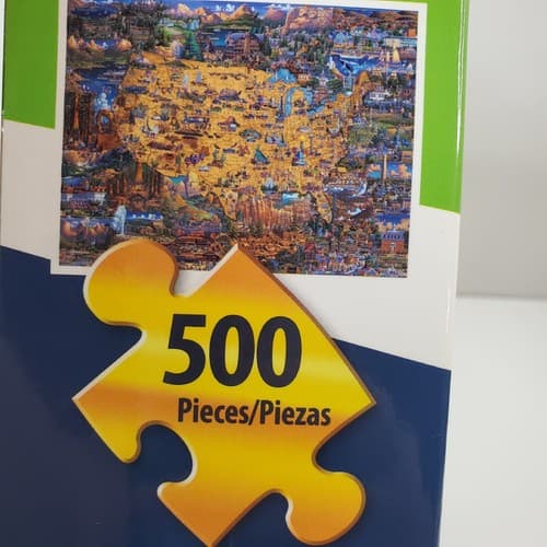 Dowdle Folk Art Puzzle "National Parks" By Eric Dowdle Artist / 500 Pieces NEW - Thumbnail 4