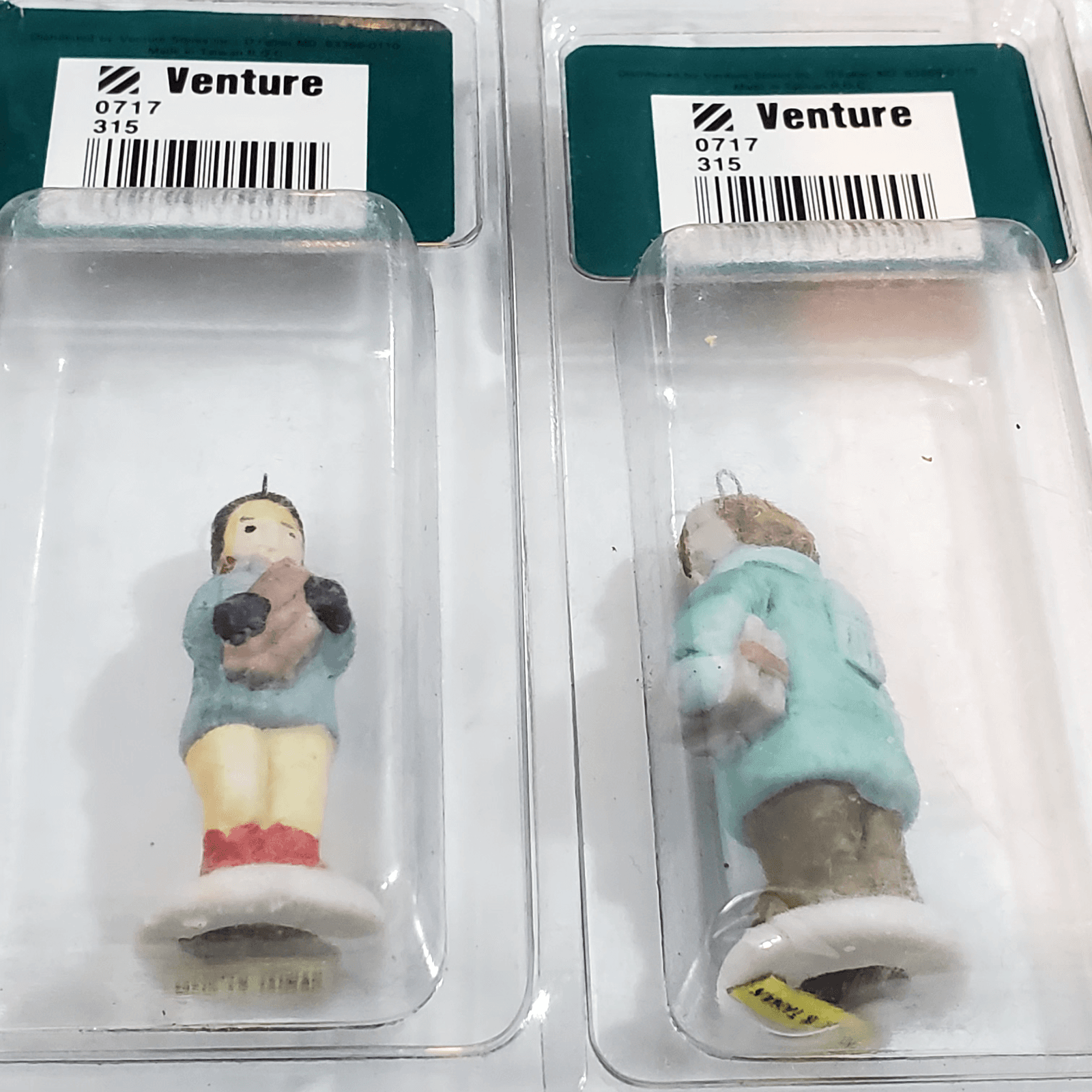 Vtg Venture Memories Collection Tree Ornaments Figurines Lot of 11 Santa People - Thumbnail 9