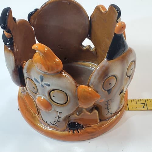 Yankee Candle Boney Bunch Circus Clowns Large Jar Candle Holder Halloween Decor - Thumbnail 10