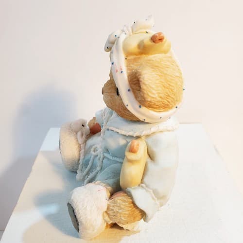 Vintage 1994 Cherished Teddies Kiss The Hurt And Make It Well Figurine - Thumbnail 4