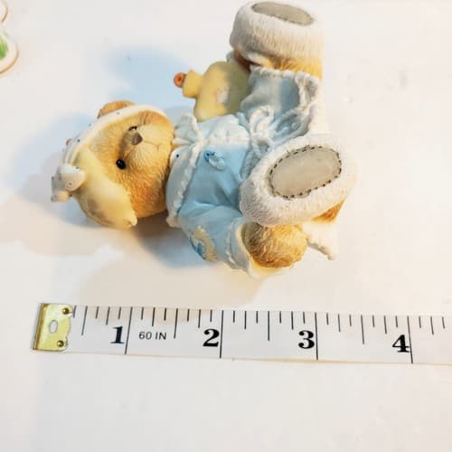 Vintage 1994 Cherished Teddies Kiss The Hurt And Make It Well Figurine - Thumbnail 7