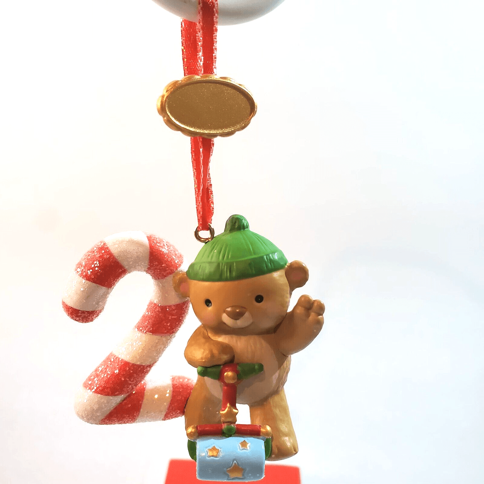 Hallmark Keepsake Age Series I Am Two 2 Customize Christmas Ornament Teddy Bear - Thumbnail 3