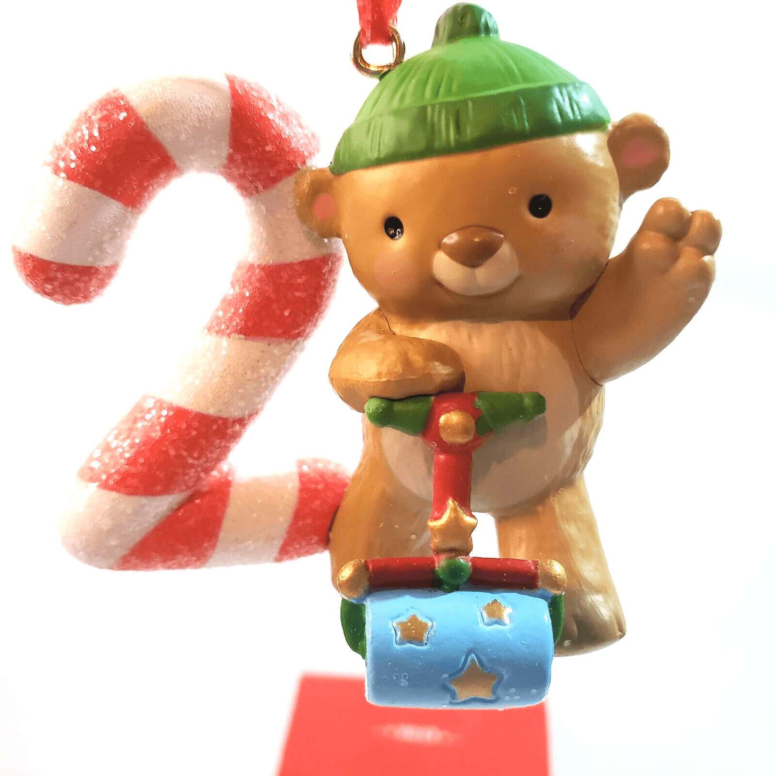 Hallmark Keepsake Age Series I Am Two 2 Customize Christmas Ornament Teddy Bear - Thumbnail 2