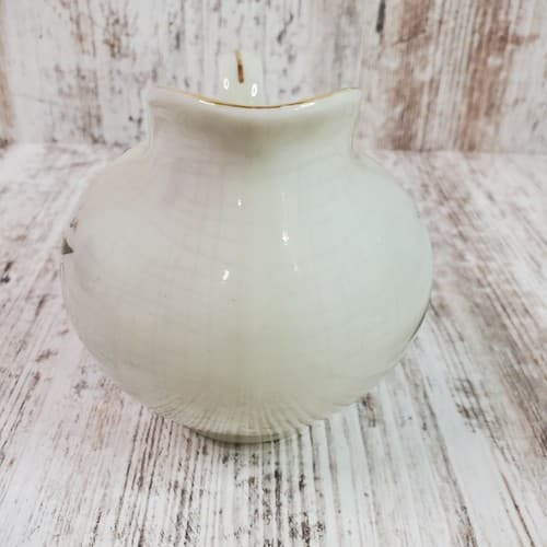 Vintage Gold Coast China Made in Japan Bamboo Design Creamer Pitcher White Green - Thumbnail 5