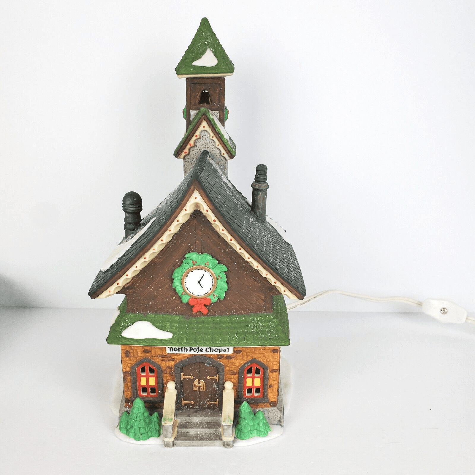 Vtg Dept 56 Heritage Village North Pole Series Chapel 56260 Retired Hand Painted