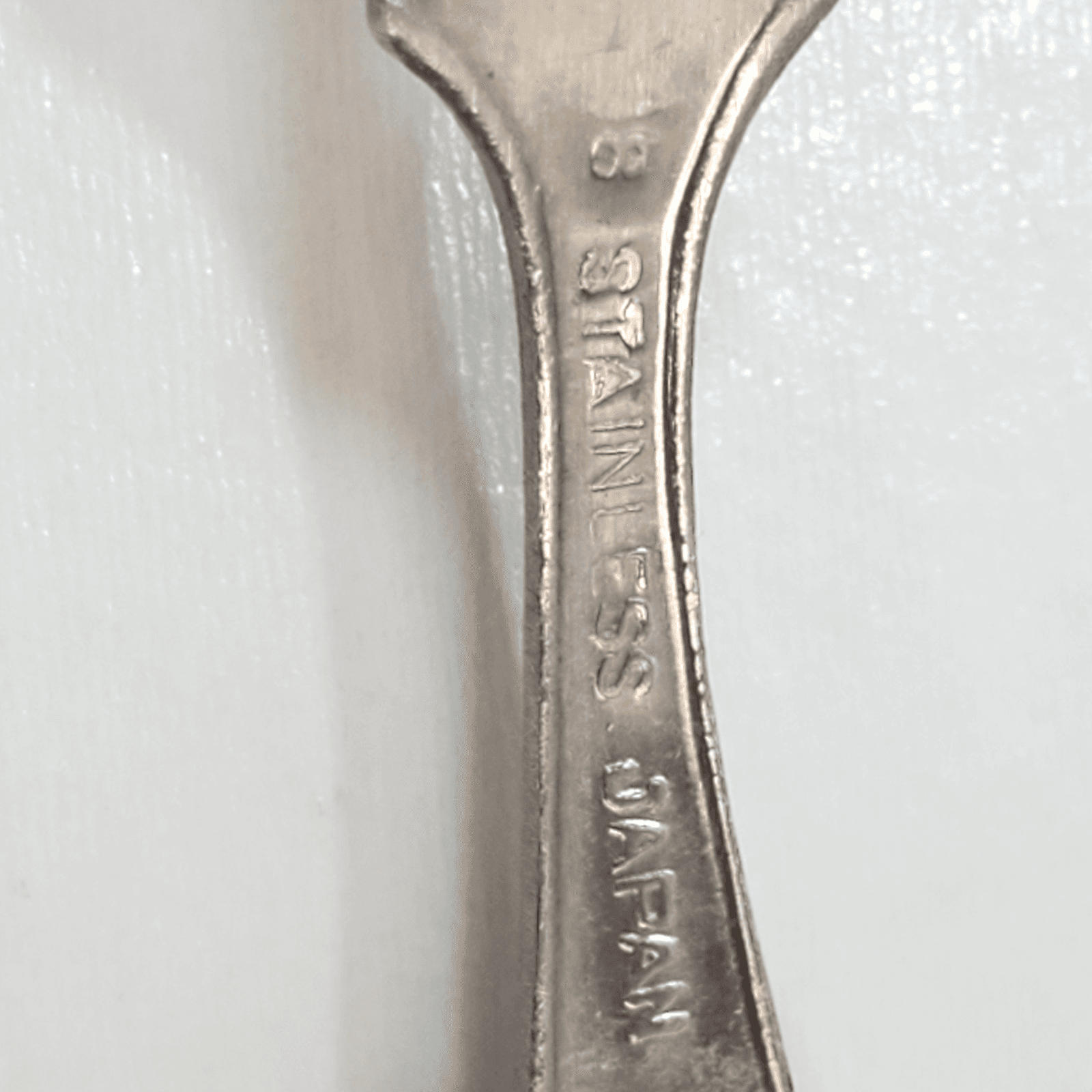 Vintage Cocktail Forks Stainless Celluloid Handles & Inlay Foil Japan 5 pcs 4" - Thumbnail 4